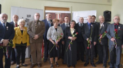 Działacze antykomunistyczni odznaczeni Krzyżami Wolności i Solidarności. Kraków, 04.09.2017. Fot. PAP/P. Zechenter 