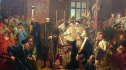 Obraz Jana Matejki "Unia Lubelska". Źródło: Wikimedia Commons