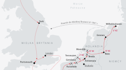 1. Dywizja Pancerna gen. Stanisława Maczka. Źródło: Infografika PAP
