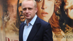 Konferencja prasowa z udziałem twórców i aktorów filmu "Bitwa pod Wiedniem" w reż. Renzo Martinellego, 8 bm. w Warszawie. Na zdjęciu aktor Piotr Adamczyk. Fot. PAP/G. Jakubowski 