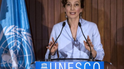 Dyrektor generalna UNESCO Audrey Azoulay. Fot. PAP/EPA