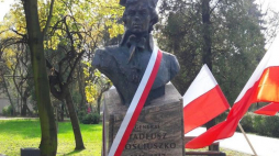 Popiersie Tadeusza Kościuszki odsłonięte w Czeladzi. 15.10.2017. Fot. M. Błoński