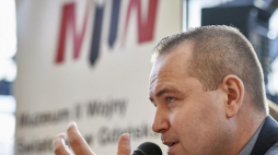 Dyrektor Muzeum II Wojny Światowej Karol Nawrocki. Fot. PAP/A. Warżawa