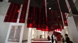 Wystawa "Krew. Łączy i dzieli" w Muzeum Historii Żydów Polskich POLIN. Fot. PAP/B. Zborowski