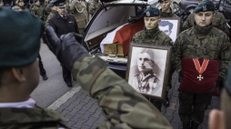 Uroczystości przed pogrzebem Mariana Pilarskiego i Stanisława Biziora. Fot. PAP/W. Jargiło