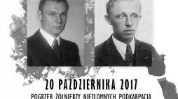 Uroczystości pogrzebowe Żołnierzy Niezłomnych – Leopolda Rząsy i Michała Zygo. Źródło: Instytut Pamięci Narodowej Oddział w Rzeszowie