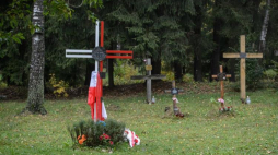 Uroczysko Kuropaty. 11.10.2017. Fot. PAP/W. Pacewicz