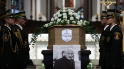 Uroczystości pogrzebowe Stanisława Wyganowskiego w Bazylice Archikatedralnej św. Jana Chrzciciela w Warszawie. Fot. PAP/T. Gzell 