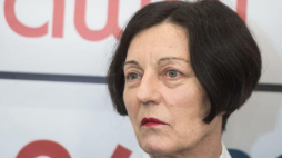 Herta Mueller w czasie Festiwalu Puls Literatury. Fot. PAP/G. Michałowski