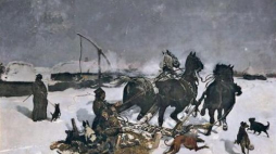 Józef Chełmoński "Noc księżycowa"