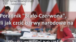 Spot MSWiA o poradniku nt. polskiej flagi i hymnu narodowego