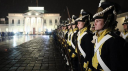 Obchody Dnia Podchorążego na dziedzińcu Belwederu. Fot. PAP/P. Supernak