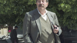 Guenter Grass na spacerze po rodzinnym Gdańsku. Fot. PAP/S. Kraszewski