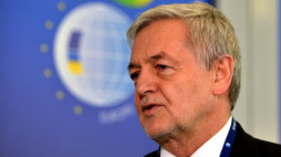 Ambasador Polski na Ukrainie Jan Piekło. Fot. PAP/D. Delmanowicz