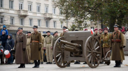 Uroczyste obchody Święta Niepodległości na Placu Wolności w Poznaniu. Fot. PAP/J. Kaczmarczyk 