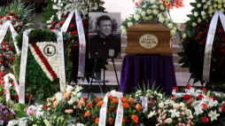 Uroczystości pogrzebowe Janusza Wójcika w klasztorze św. Dominika w Warszawie. Fot. PAP/P. Supernak
