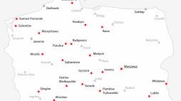 Ośrodki internowania w stanie wojennym. Źródło: Infografika PAP