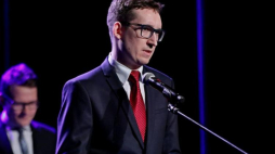 P. Brzuszczak, laureat konkursu „Dziedzictwo Jana Pawła II i Solidarności”. Źródło: Fundacja Służby Rzeczypospolitej