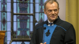 Donald Tusk doktorem honoris causa Uniwersytetu w Peczu. Fot. PAP/EPA
