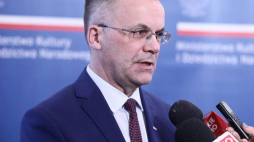 Wiceminister Kultury i Dziedzictwa Narodowego Jarosław Sellin. Fot. PAP/L. Szymański