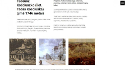 Strona internetowa kosciuszko.online/lt