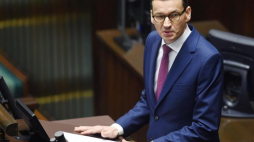 Premier Mateusz Morawiecki podczas debaty nad expose. Warszawa, 12.12.2017. Fot. PAP/R. Pietruszka