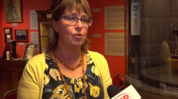 Sekretarz Instytutu Józefa Piłsudskiego w Londynie Anna Stefanicka. Źródło: Serwis Wideo PAP