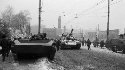 Stan wojenny. Szczecin, 12.1981. Fot. PAP/J. Undro 