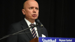 Dyrektor Muzeum Stutthof Piotr Tarnowski. Fot. PAP/R. Jocher