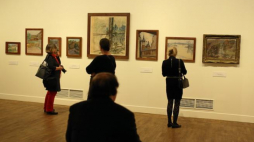 Zwiedzający wystawę "Wyspiański" w Muzeum Narodowym w Krakowie. Fot. PAP/S. Rozpędzik