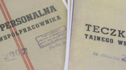 Teczki TW "Bolka". Fot. PAP/J. Turczyk
