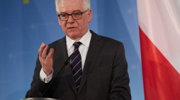 Szef MSZ Jacek Czaputowicz. Berlin, 17.01.2018. Fot. PAP/EPA