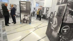 Wystawa "Intelligenzaktion - niemiecka akcja eksterminacyjna przeciwko polskiej inteligencji na Śląsku 1939-1945" w Sejmie. Fot. PAP/M. Obara