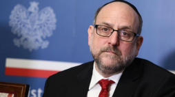 Naczelny rabin Polski Michael Schudrich. Fot. PAP/L. Szymański