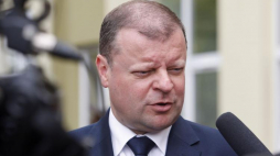 Premier Litwy Saulius Skvernelis. Fot. PAP/A. Reszko