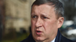 Ambasador Ukrainy Andrij Deszczyca. Fot. PAP/R. Pietruszka