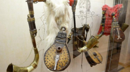 Zbiory Muzeum Ludowych Instrumentów Muzycznych w Szydłowcu. Fot. PAP/P. Polak
