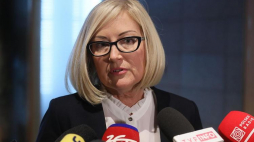 Rzecznik prasowy rządu Joanna Kopcińska. Fot. PAP/P. Supernak