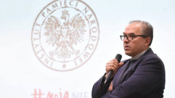 Naczelnik krakowskiego Biura Edukacji Publicznej IPN Maciej Korkuć podczas konferencji prasowej na temat spotu wideo poświęconego Żołnierzom Wyklętym, 28 bm. przygotowanego przez krakowski oddział IPN na Narodowy Dzień Pamięci Żołnierzy Wyklętych. Fot. PAP/J. Bednarczyk