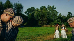 „Nieobojetni” - zdjęcie z planu filmu. Fot. Kamil Wędzicha