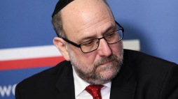 Naczelny rabin Polski Michael Schudrich. Fot. PAP/L. Szymański