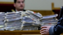 Rozprawa w procesie generałów SB Władysława C i Józefa S. Warszawa, 30.03.2015. Fot. PAP/T. Gzell