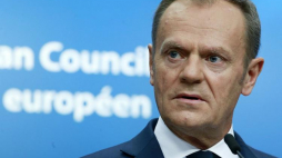 Przewodniczący Rady Europejskiej Donald Tusk. Fot. PAP/EPA
