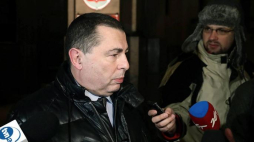 Bronisław Wildstein w czasie briefingu prasowego po spotkaniu polskiego zespołu ds. dialogu prawno - historycznego z Izraelem w Ministerstwie Spraw Zagranicznych. Fot. PAP/T. Gzell