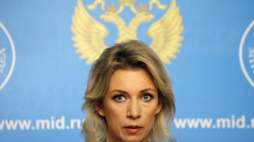 Rzeczniczka MSZ Rosji Maria Zacharowa. Fot. PAP/EPA