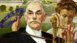 "Portret Władysława Żeleńskiego" Jacka Malczewskiego ze zbiorów Muzeum Narodowego w Warszawie. Źródło: Wikimedia Commons