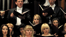 Chór Filharmonii Narodowej w Warszawie. Fot. PAP/ M. Rozwadowski