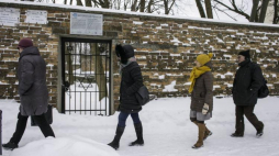 Marsz szlakiem pamięci "Lublin. Pamięć Zagłady." w 76. rocznicę likwidacji lubelskiego getta. Fot. PAP/W. Jargiło