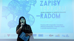 Dyrektor Ośrodka Badań nad Totalitaryzmami im Witolda Pileckiego Anna Gutkowska. 2017 r. Fot. PAP/P. Polak 