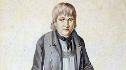 Portret Kaspara Hausera - Johann Georg Laminit. Źródło: Wikimedia Commons